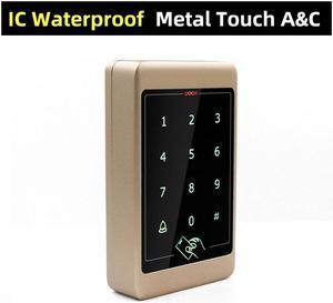 Metal Touch Access Control System RFID Keypad Electric Door Lock Magnetic Controller ID 125khz IC 13.56mhz(IC Waterproof)