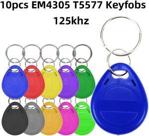 RFID Copier Writer Readers Duplicator 125KHz 13.56MHz USB Programmer NFC Smart 10 Frequency Key fob Cards Reader UID Decoder(10pcs 125khz Keys)