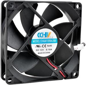 CHA8012RM-20B 8cm 80mm fan 80x80x20mm 8020 DC12V 0.18A 2pin 2150rpm Cooling fan for inverter power supply