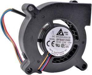 BFB0612MB DC12V 0.18A 6cm 60x60x15mm Centrifugal turbo blower double ball projector cooling fan