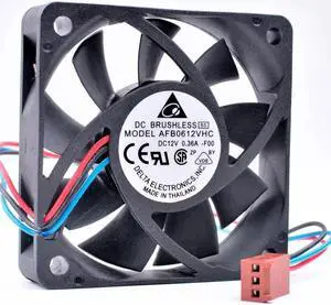 Ada AFB0612VHC 6cm 6015 60mm fan 12V 0.36A speed detection large air volume computer chassis CPU cooling fan
