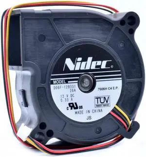 D06F-12B3S1 6cm 6025 60mm 12V 0.33A 3-line turbo blower cooling fan