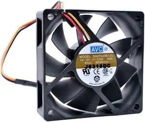DA07020B12U 7cm 7020 12V 0.70A Double ball bearing large air volume chassis server cooling fan