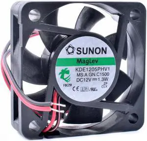 KDE1205PHV1 5cm 5015 50x50x15mm 12V 1.3W magnetic suspension bearing cooling fan