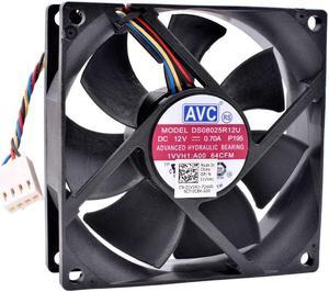 DS08025R12U 8cm 8025 80x80x25mm DC12V 0.70A Computer CPU large air volume cooling fan