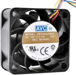 DBTA0420B2L 4cm 40x40x20mm 4020 40mm fan 12V 0.17A 4lines Computer CPU small cooling fan