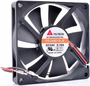 FD248015LB 8cm 8015 24V 0.18A frequency converter central control large air volume cooling fan