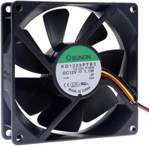 KD1209PTB3 9225 9025 92mm fan DC 12V 1.1W Mute 3-wire chassis cooling fan