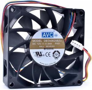 DBTA0825B2U 8cm 8025 80x80x25mm 80mm fan 12V 0.54A server large air volume cooling fan