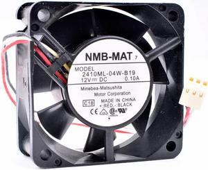 2410ML-04W-B19 6cm 6025 60x60x25mm DC12V 0.10A Computer chassis power supply cooling fan