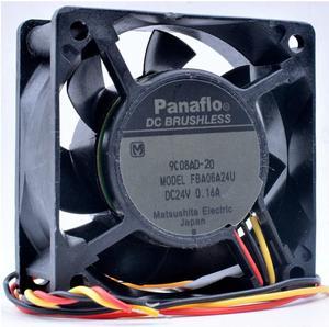 FBA06A24U 6025 6cm 60x60x25mm 24V 0.16A inverter server industrial computer cooling fan