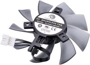 PLA091215B12H DC12V 0.55A 87mm 42mm For HD7850 Graphics Card Cooling Fan