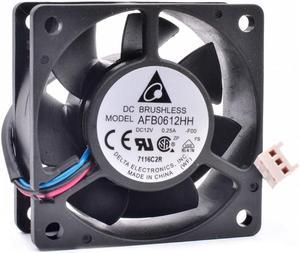 AFB0612HH-F00 6cm 6025 60mm fan 60x60x25mm DC12V 0.25A server power cooling fan