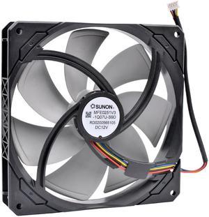 New MFE0251V3-1Q07U-S9D 14cm 140mm fan 140x140x25mm DC12V 4 wires 4pin for cooling fan of PC computer power supply case