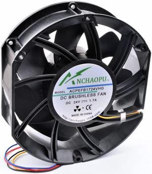 ANCHAOPU EFB1724VHG 17cm 17251 24V 1.70A 171x153x51mm large volume high speed inverter cooling fan