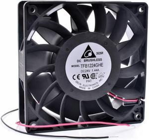 TFB1224GHE 12cm 120mm fan 120x120x38mm DC24V 1.44A Cooling fan for printer or inverter