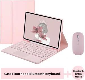 Bluetooth Wireless Keyboard Mouse For iPad Trackpad Touch Keyboard Mice(Hebrew Layout)(keyboard case mouse)