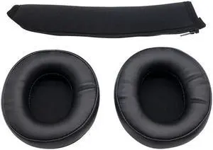 Earphone Headband Replacement Ear Pads for WH-CH700N WH-CH710N Cushion Soft Foam Covers(One Set (PU))