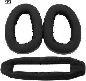 Replacement Ear Pads Cushions Headband for GSP600 GSP 670 GSP 600 500 GSA 601 Gaming Headphones Earpads Accessories(Set)
