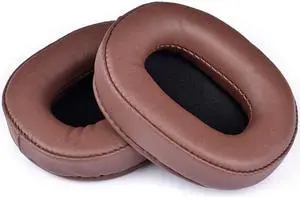 Replacement EarPads for ATH MSR7 M70 M50X M50 M40X M40 M30 Headset Cushion Earmuff Cover Ear Pads Cup Accessories(Brown)