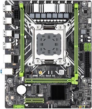 X79 Motherboard LGA2011 Xeon E5 Processor DDR3 USB3.0 PCI-E  NVME M.2 SSD Support REG ECC Memory  M-ATX
