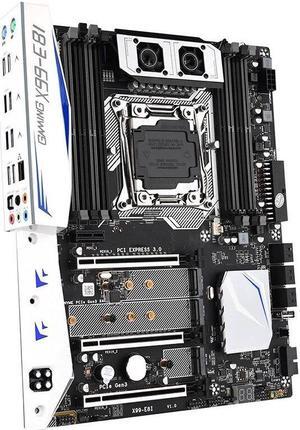 X99 E8I Motherboard Set with E5 2680 V4 16GB DDR4 ECC REG Support NVME USB3.0 ATX Server Turbo Boost Combo