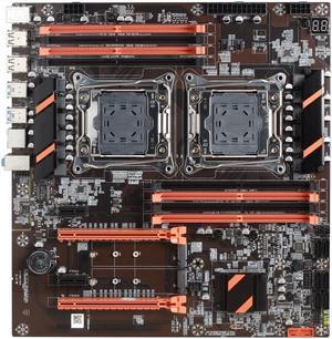 X99 Motherboard Dual CPU M.2 LGA 2011 V3 E-ATX USB3.0 SATA3 8 DIMM DDR4 Support Xeon processor slot 2011-3