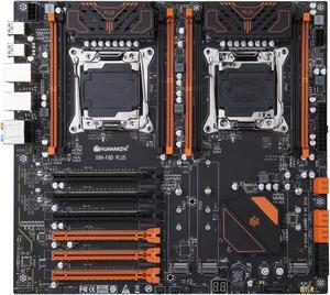 X99 F8D PLUS X99 Motherboard XEON Combo Set with Intel E5 2696 V3x2 with 8x16G DDR4 2400mhz RECC Memory Server