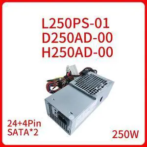 For Dell TFX L250PS-01 D250AD-00 H250AD-00 TFX0250F5WA 250W 24+4Pin Switching Power Supply L250PS-01 PS-5251-12DF