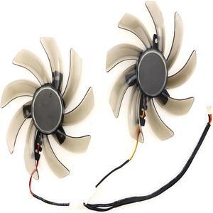95mm for G-igabyte GTX650 660ti T129215SM/PLD10010S12H Graphics Card Cooling Fan(A pair of fans 3pin)