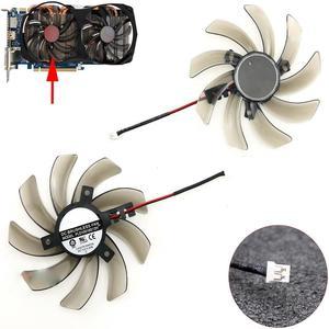 95mm for G-igabyte GTX650 660ti T129215SM/PLD10010S12H Graphics Card Cooling Fan(Left fan 2pin)