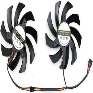 For X-FX R9 390 280 280X R9 270 270X  FDC10H12S9-C Graphics Card Cooling Fan 4Pin