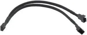 4 Pin Y Splitter Cable 4 Pin PWM Female to 3/4 Pin Motherboard CPU Fan PC Case Fan Extension Adapter Cable Fan Cooling Accessory