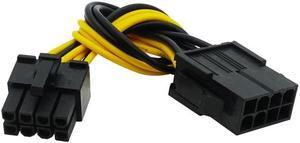 8 Pin to 8 Pin ATX EPS Male to Female Power Extension PSU Mainboard Power Extension Adapter Cable