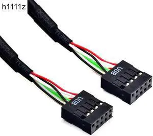 9pin M to F.USB 2.0 9 Pin Male to Female Adapter Extension Cable USB2.0 9Pin M/F Multiplier Extension Cord Wire 9 Pin USB2.0 Extension Cable(80cm)