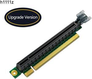 PCIE 16X Riser Card Adapter PCI Express 3.0 PCI-E to PCI-E 16X Slot Converter 90 Degree Connectors for 1U 2U Server Case Chassis