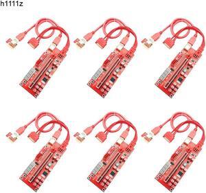 PCIE Riser V014 Pro GPU Riser for Video Card Riser 014 PCI Express X1 to X16 Extender 6P Power USB3.0 Cable for BTC Miner Mining