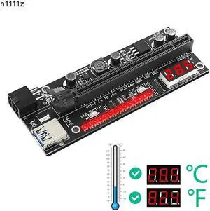 PCIE Riser for Video Card Graphic Card GPU 6P Power Supply Cabo Riser PCI Express X16 Adapter for Bitcoin Miner Antminer Mining