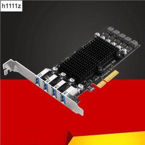 PCIE USB Card 4 Port USB Multiplier Hub PCI E 4X Express to USB 3.2 Gen2 10G USB3.2 GEN 2 Expansion Card ASM3142 Chip for PC