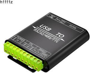 USB to RS232/485/422/TTL Converter Adapter CP2102 Chip Industrial Grade Isolated 3.3/5V Voltage Translator + Multiple Protection