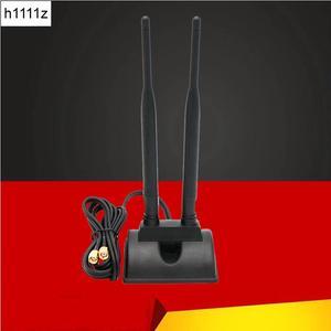 2.4GHz 5GHz Dual Band RP-SMA Male WiFi Antenna + IPEX MHF4 to RP-SMA Female Cable 9.8 inch for M.2 NGFF Network Card PC Computer