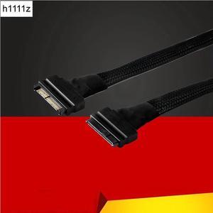 SAS SFF-8639 to SFF-8639 U.2 Extension Cable SFF8639 to SFF8639 68Pin Male to Female 8639 to 8639 Data Cable PCI-E4.0 Full Speed