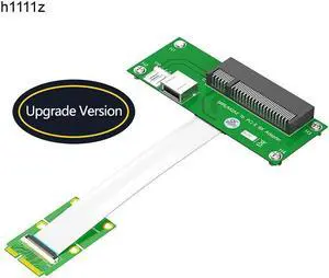 Mini PCIE to PCI Express X8 Slot USB2.0 Riser Board with FPC Extension Cable 4Pin Power Magnetic Pad Horizontal Installation