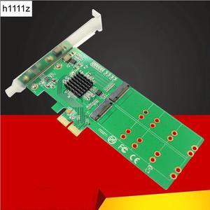PCI Express M2 Adapter PCIE M2 SATA Adapter SSD M.2 SATA-Base B key Quad Ports M2 to PCIE Adapter PCI-E X1 Marvell 88se9235 Chip