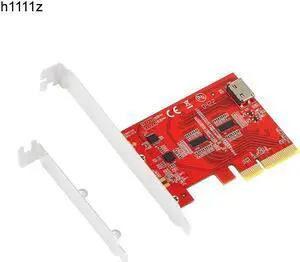 PCIE 4.0 to U.2 NVME SSD Adapter Expansion Card PCI Express 4X to SFF-8612 Riser Card Board w/ SFF-8611 to SFF-8639 Extend Cable