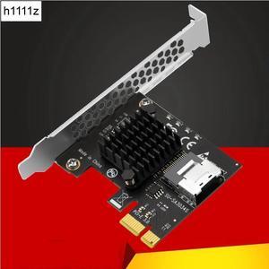 Chi a Mining PCIe to Mini SAS 8087 4 Port SATA 3 6G SSD Adapter PCI-e PCI Express X1 Controller Expansion Card Riser Add On Card