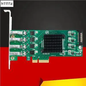 4 Port USB 3.0 PCI Express Expansion Card PCIE USB 3 Hub Board PCI E PCI-E PCIE to USB3.0 Adapter USB 3.2 5Gbps Extensor Adaters