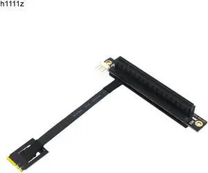 PCIE Riser 270 degree M.2 NGFF Key A-E To PCI Express 16X Adapter Cable Riser 4Pin FDD Power Connector for PCI-E Tester Extender
