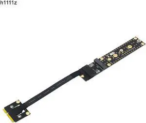 1 pcs Mini PCI-E Male To Key M Female Adapter Cable Mini PCI-Express to NVME NGFF M.2 Key M Riser Converter for PCI-E Tester Extender