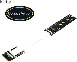 M.2 NVME SSD to Mini PCI-e Adapter Card Riser with FFC Cable for M.2 Key M 2230/2242/2260/2280 NVME SSD Converter Extension Cord